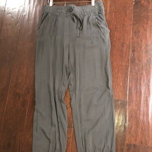 Aerie Charcoal loose jogger pants